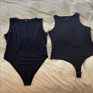 Black Tank Sleeveless Bodysuit Bundle